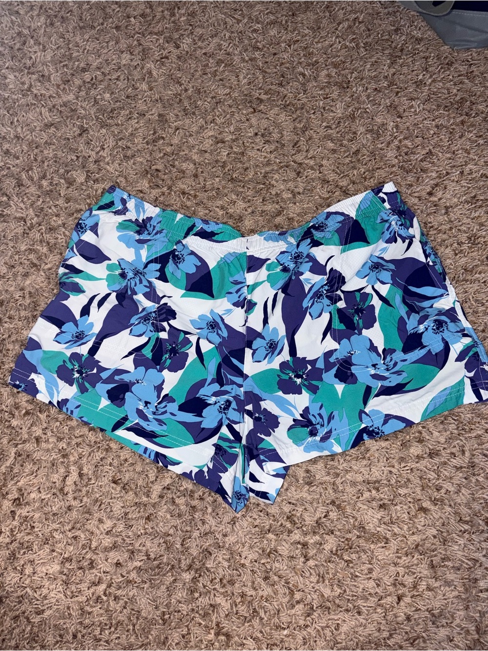 🍀4 for 25🍀 Columbia | Floral Blue & Teal Women’s Swim Shorts